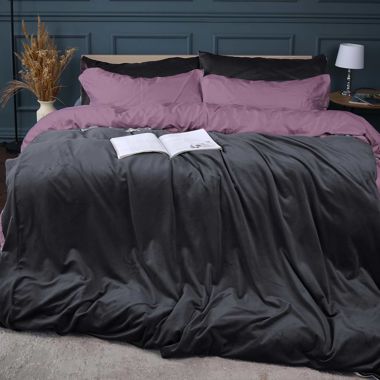 Комплект постільної білизни дитячий MirSon Велюр Winter Delicate 28-0094 Clematide 110х140 (2200004045986)